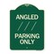 Signmission Angle Parking W/ Bidirectional Arrow 1 Heavy-Gauge Aluminum Sign, 24" x 18", G-1824-24346 A-DES-G-1824-24346 - alternate 1